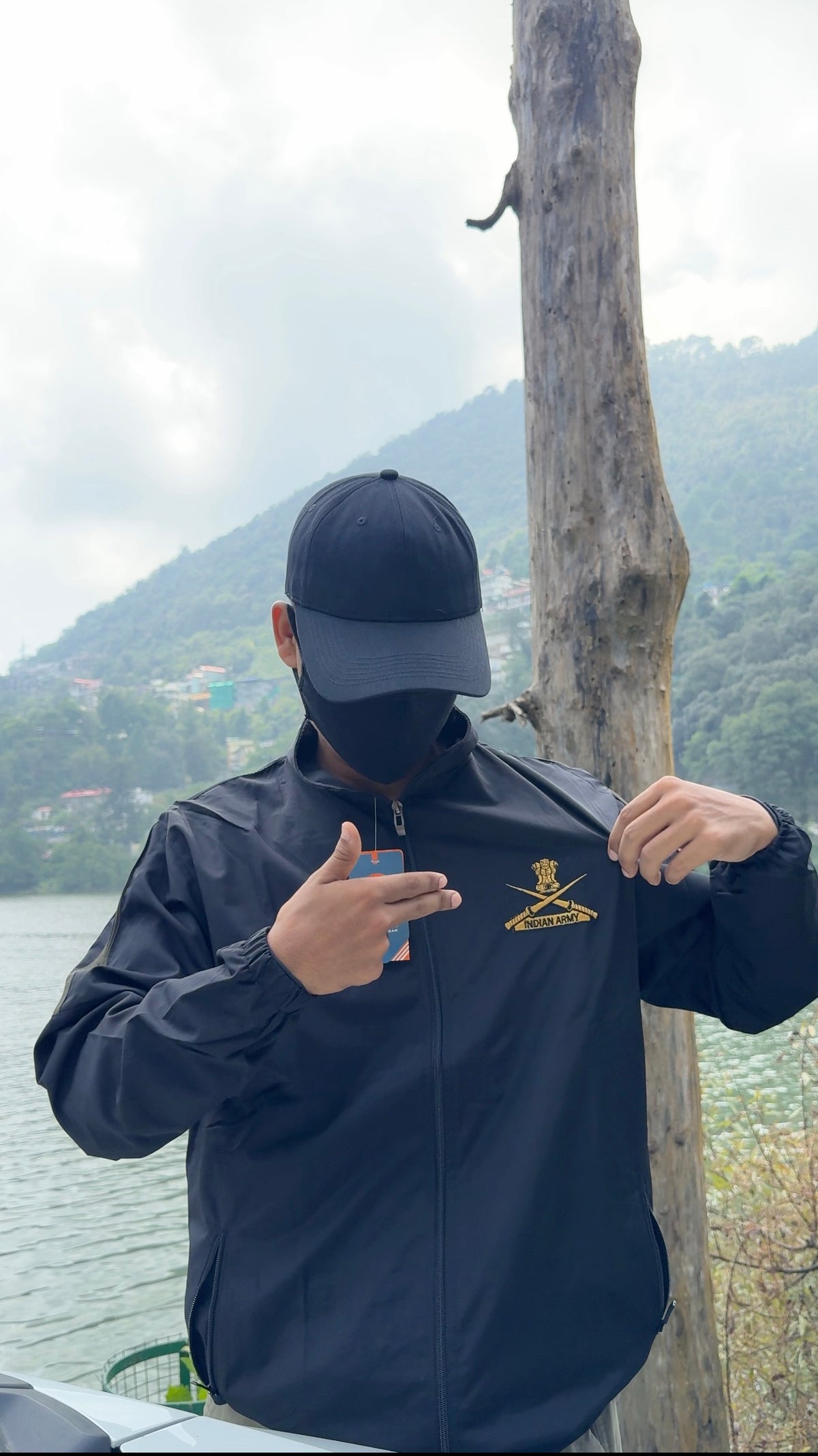 GHOSTX Army-Inspired Printed Tracksuit